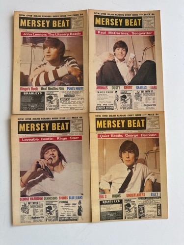 Beatles mersey beat prints - beatles,
