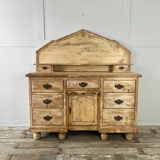 Antique 19th C. Pine Dresser, Sideboard, Kitchen Base