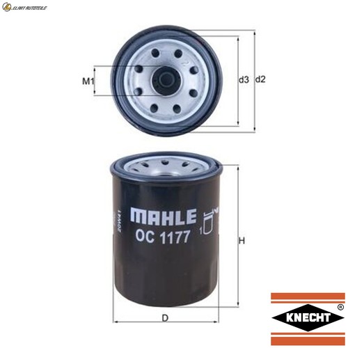 Oil filter 1177 - oc,