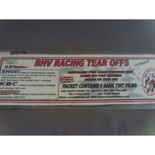 Bob heath tear offs - heath, dark