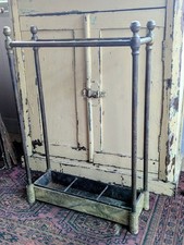 Antique brass and cast iron umbrella and stick stand ,home, decorative, storage 