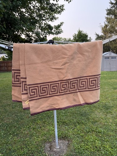 Vintage jaeger wool blanket - jaeger,