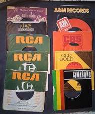 50 Original 45 RPM Record Sleeves Vinyl Record Sleeves