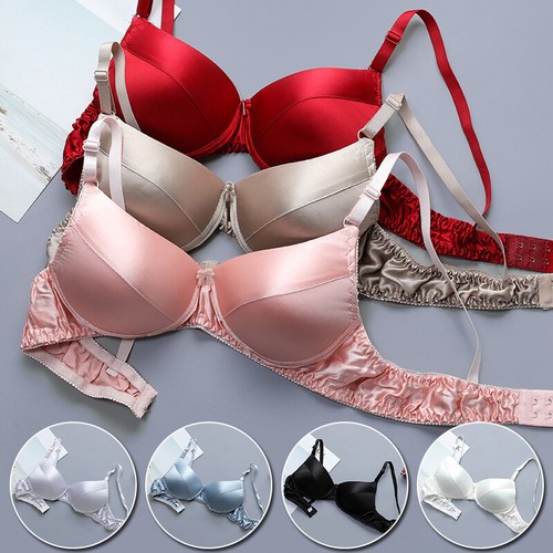 Women silk satin bra lingerie - bra,