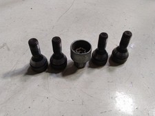 BMW E84 X1 SERIES SET OF FOUR LOCKING WHEEL NUTS AND KEY.