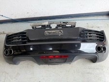 Audi R8 Gen 1 4.2 V8 Rear Bumper In Black LZ9Y 2008 Coupe With Carbon Spats