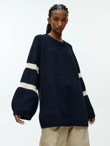 Arket oversized cotton jumper - cotton,