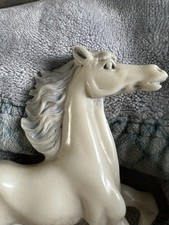 Two Vintage Resin Horses