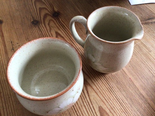 Denby stoneware daybreak sugar - stoneware,