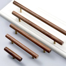 Walnut Wood Cabinet Handles