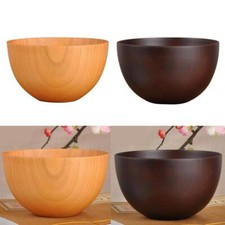 Wooden Bowl Soup Rice Cereal