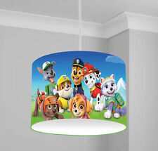 PAW PATROL CEILING DRUM LIGHT SHADE LAMPSHADE 10" 25cm
