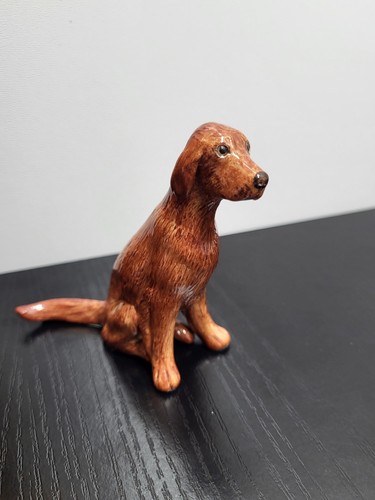 Rare vintage handpainted red - handpainted,