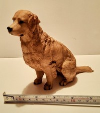Yellow Labrador Sitting Resin