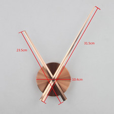 Timelike 3D Clock Hands, DIY Large Clock Hands Needles Wall Clocks 3D Home Art