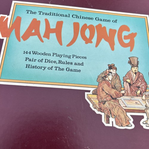 Vintage mah jongg set 144 - mah,