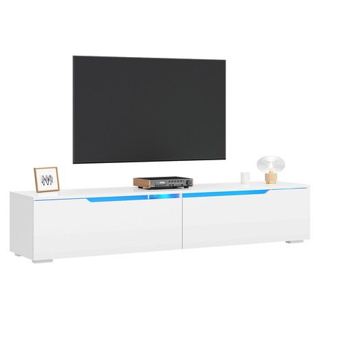 High gloss white - gloss, 160cm