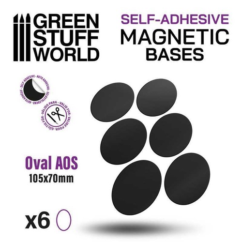 Oval 105x70mm self - self, adhesive