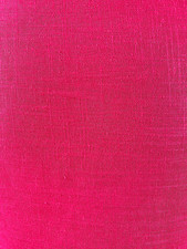 Hot Pink Washed Linen  Woven