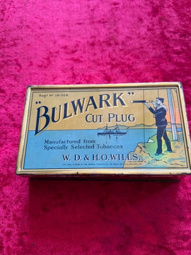 Antique bulwark tobacco - bulwark, tin