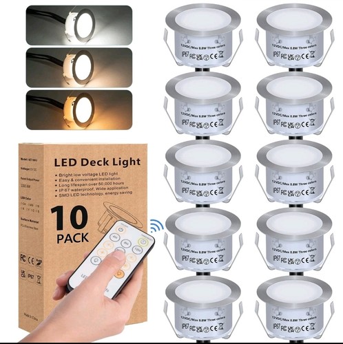 Pack led decking lights - 10,