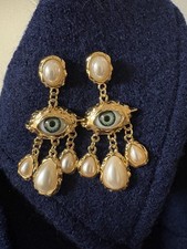 Evil Eye Pearl Chandelier