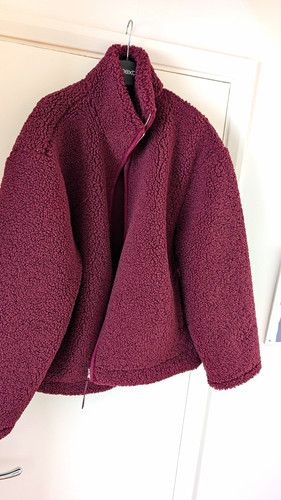 Women burgundy borg - tu,
