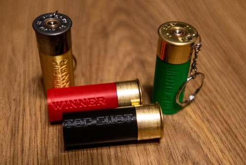 Shotgun cartridge printed - 3d,