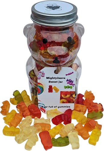 Teddy bear sweet jar - teddy,