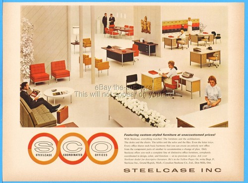 1964 steelcase office - steelcase,