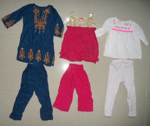 Lot set green pink shalwar - 3,