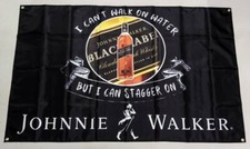 Johnnie Walker banner Metal Sign  Cave Man Bar Retro Pub Garage Kitchen Tin