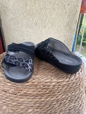 NEW ROHDE BLACK MIX SUEDE SLIP