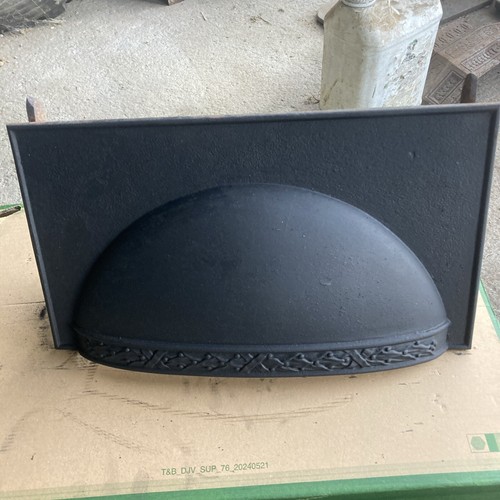 Edwardian cast iron fireplace - iron,