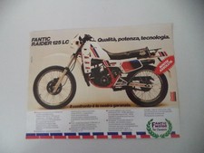 advertising Advertising 1984 MOTO FANTIC RAIDER 125 LC