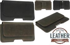 PIANO HANDCRAFTED OF GENUINE LEATHER HORIZONTAL WAIST POUCH CASE COVER FOR PHONE