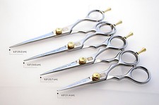 Silver hairdressing scissors - silver,
