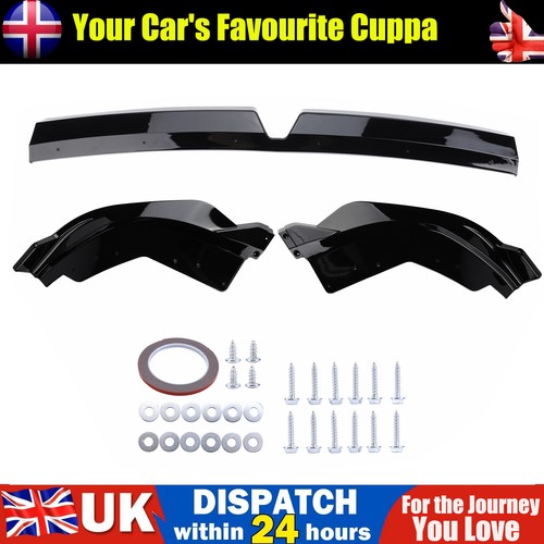 Front gloss black splitter - front,
