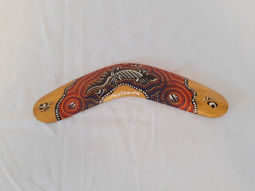 Vintage wood boomerang - vintage,