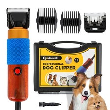 Cgoldenwall Dog Clippers 200w Power Cord Blades Low Noise Vibration RRP £68