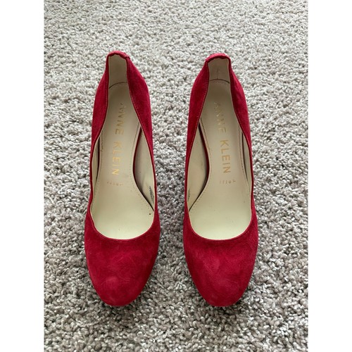 Anne klein iflex red suede - anne,