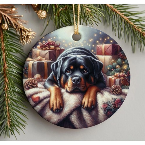 Rottweiler christmas tree - rottweiler,