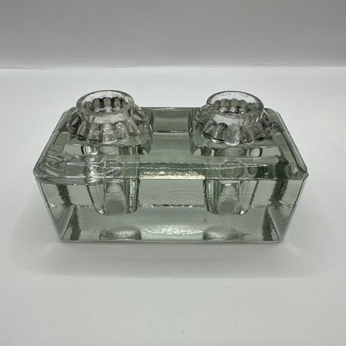 Vintage heavy pressed glass - vintage,