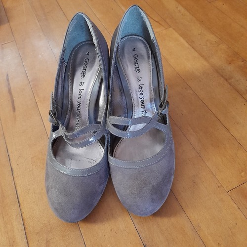 George taupe suede strap shoes - george,