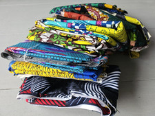 2kgs Job lot of African Print Fabric - Various Designs and Various Lengths