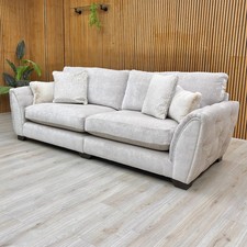 Furniture Village ‘Aphrodite’ 4 Seater Sofa Split Frame California Chenille NEW