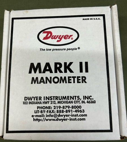 Dwyer instruments mark - instruments, ii