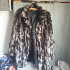 Miss Selfridge Brown Faux Fur