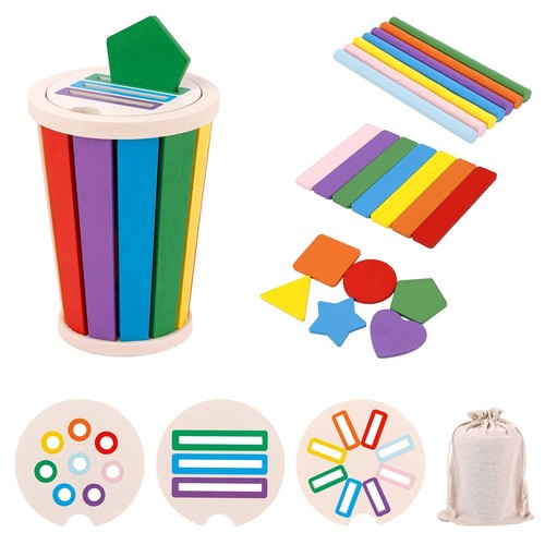 Montessori wooden shape - shape, sorter