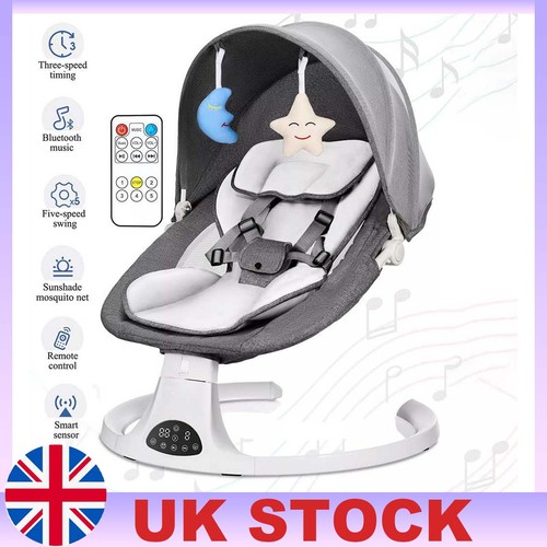 Bluetooth electric baby swing - baby,
